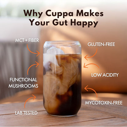 Cuppa Medium Roast Mushroom Coffee 30 Servings